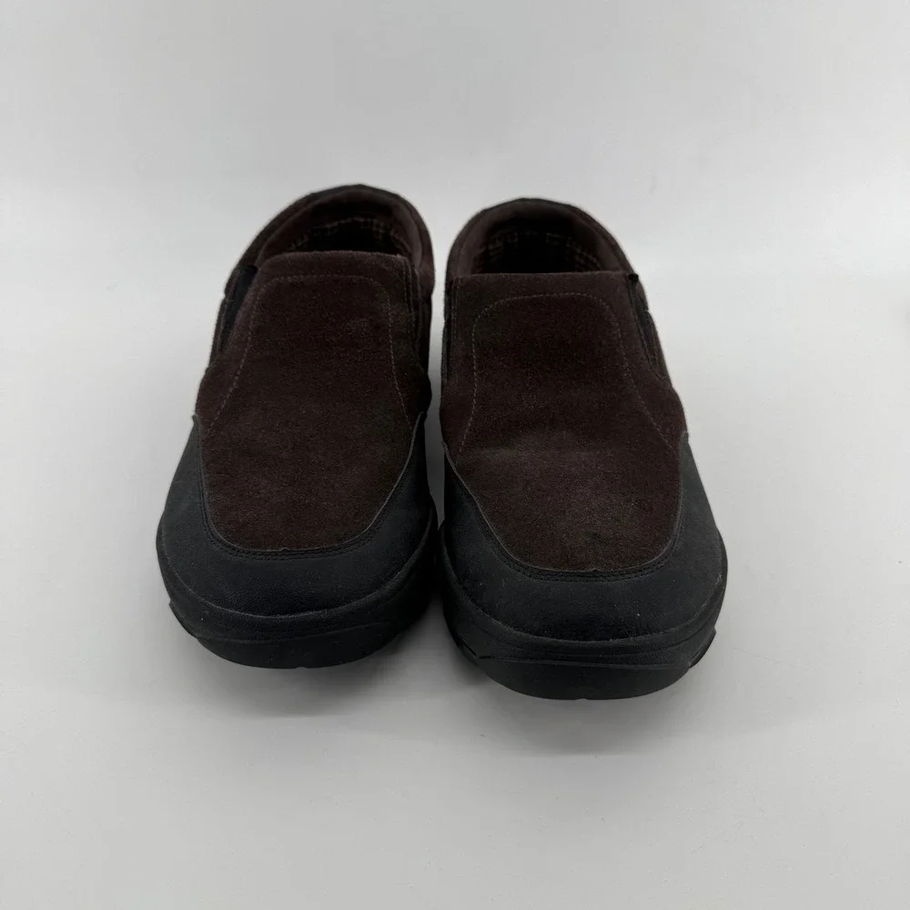 Weatherproof‎ Vintage Local Mens 11 Brown Suede Slip On Casual Shoes 684811